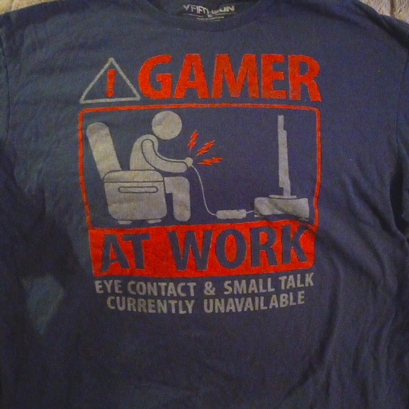 GAMER AT WORK TEE-SHIRT - Picture 2 of 4